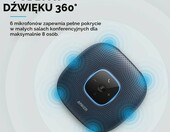 Anker PowerConf - głośnik konferencyjny Bluetooth z 6 mikrofonami, niebieski – zdjęcie 2