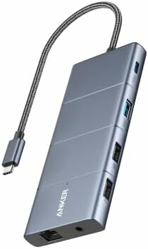 Anker 565 hub USB-C 11 w 1, HDMI 4K, DisplayPort, PD 100 W