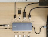 Anker 565 hub USB-C 11 w 1, HDMI 4K, DisplayPort, PD 100 W – zdjęcie 2