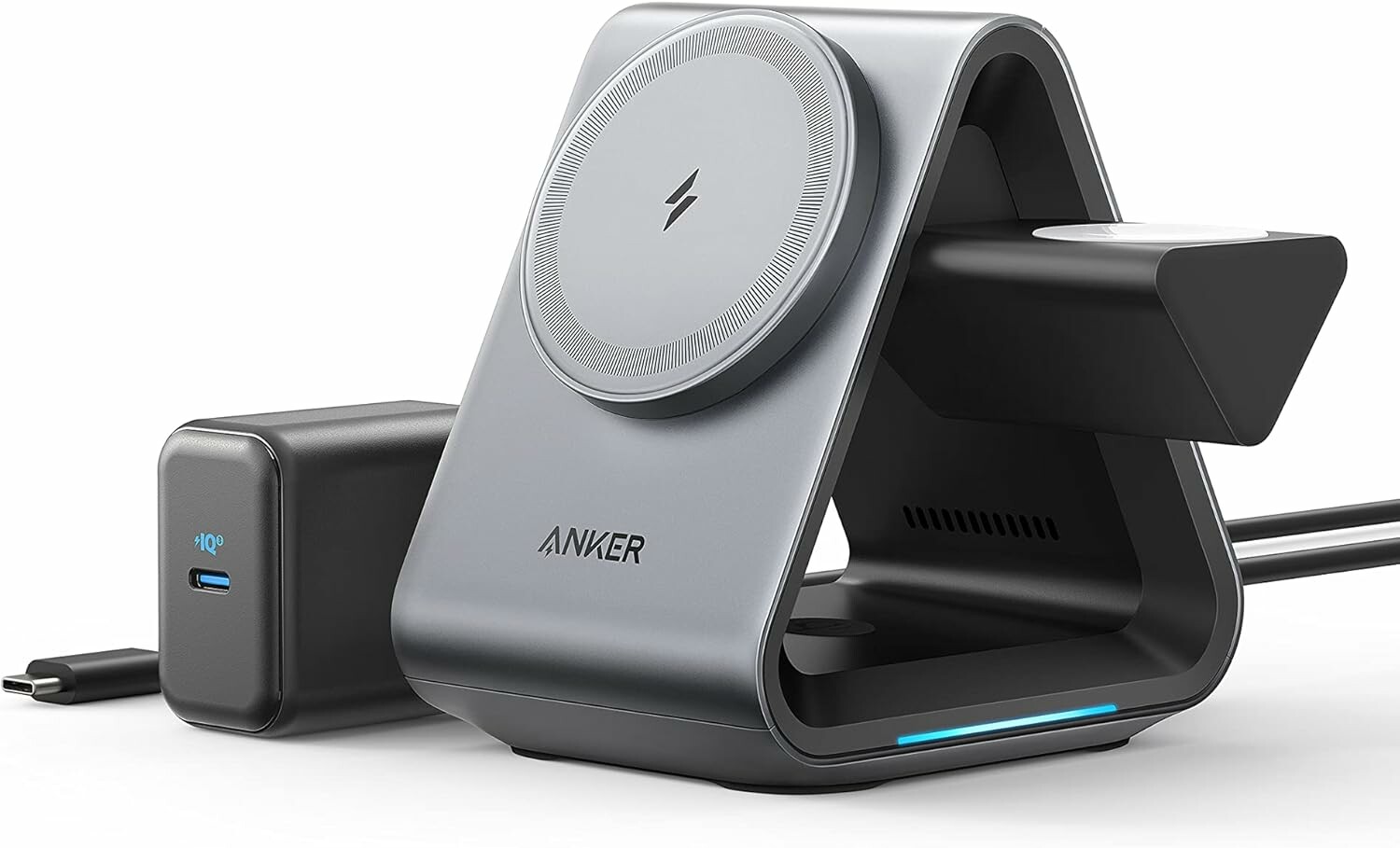 Anker 737 MagGo - stacja ładująca 3w1 MagSafe 15 W z zasilaczem