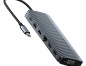 Anker hub USB-C 14 w 1, potrójny wyświetlacz, 2x HDMI + VGA – zdjęcie 1