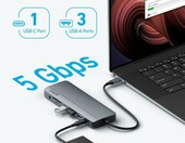 Anker hub USB-C 14 w 1, potrójny wyświetlacz, 2x HDMI + VGA – zdjęcie 4
