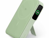 Anker MagGo 10000 mAh Qi2 - powerbank magnetyczny z wyświetlaczem, zielony – zdjęcie 1