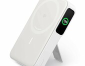 Anker MagGo 10000 mAh Qi2 - powerbank magnetyczny z wyświetlaczem, biały – zdjęcie 1