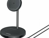 Anker MagGo stojak 2 w 1 ładowarka indukcyjna MagSafe 15 W, czarny – zdjęcie 1