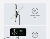 Anker MagGo stojak 2 w 1 ładowarka indukcyjna MagSafe 15 W, czarny – zdjęcie 5