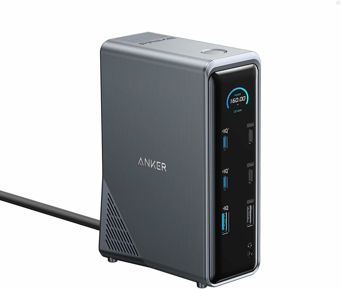 Anker Prime - stacja dokująca 14 portów 160 W z Ethernet