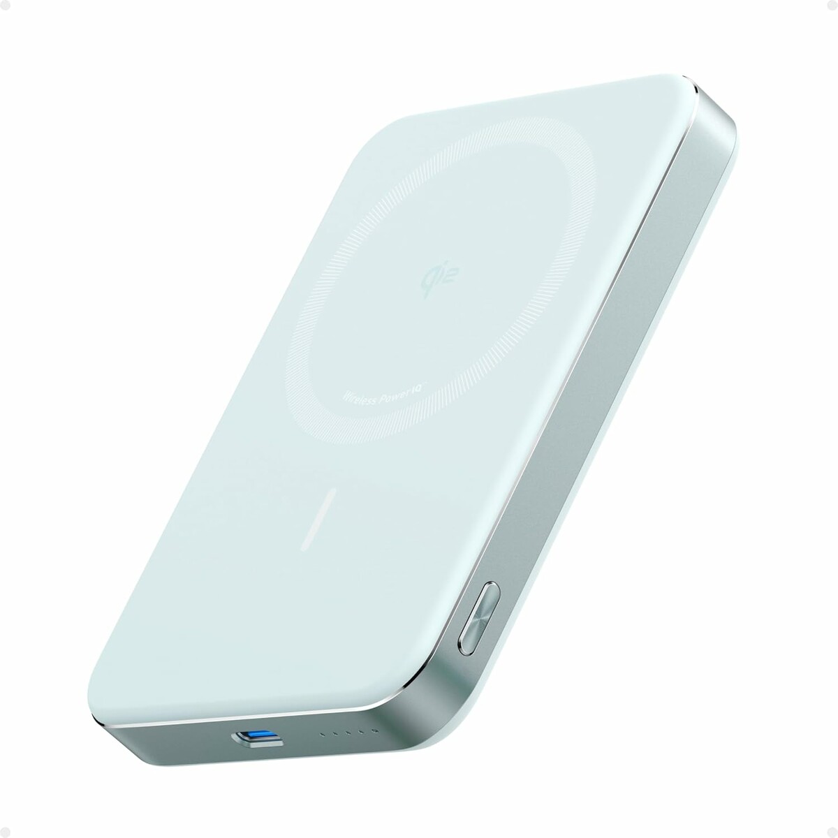 Anker MagGo Powerbank magnetyczny 10000 mAh Qi2 15 W, zielony