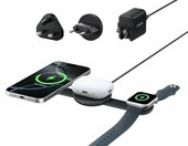 Anker MagGo 3w1 Qi2 15 W - składana stacja ładująca, czarna – zdjęcie 1