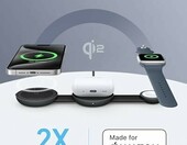Anker MagGo 3w1 Qi2 15 W - składana stacja ładująca, czarna – zdjęcie 3