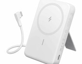 Anker Zolo magnetyczny powerbank 10000 mAh 30 W z podstawką, biały – zdjęcie 1