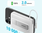 Anker Zolo magnetyczny powerbank 10000 mAh 30 W z podstawką, biały – zdjęcie 3