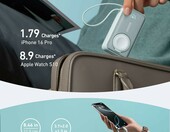 Anker MagGo Powerbank 10000 mAh z ładowarką Apple Watch, zielony – zdjęcie 4