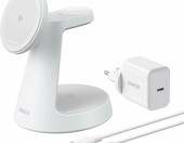 Anker MagGo 3w1 Qi2 15 W - stacja ładująca ze stojakiem, biała – zdjęcie 1