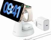 Anker MagGo 3w1 Qi2 15 W - stacja ładująca ze stojakiem, biała – zdjęcie 2