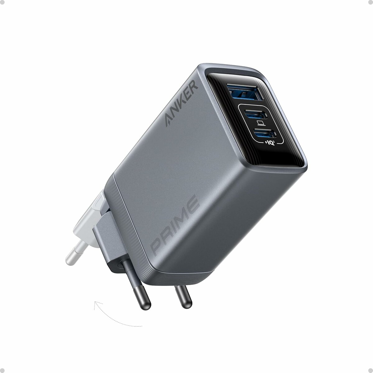 Anker Prime ładowarka sieciowa 100 W GaN, 3 porty, składana
