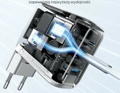 Anker ładowarka USB-C 100 W GaN z wyświetlaczem, 3 porty – zdjęcie 2