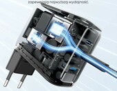 Anker ładowarka USB-C 100 W GaN z wyświetlaczem, ciemnoszara – zdjęcie 2