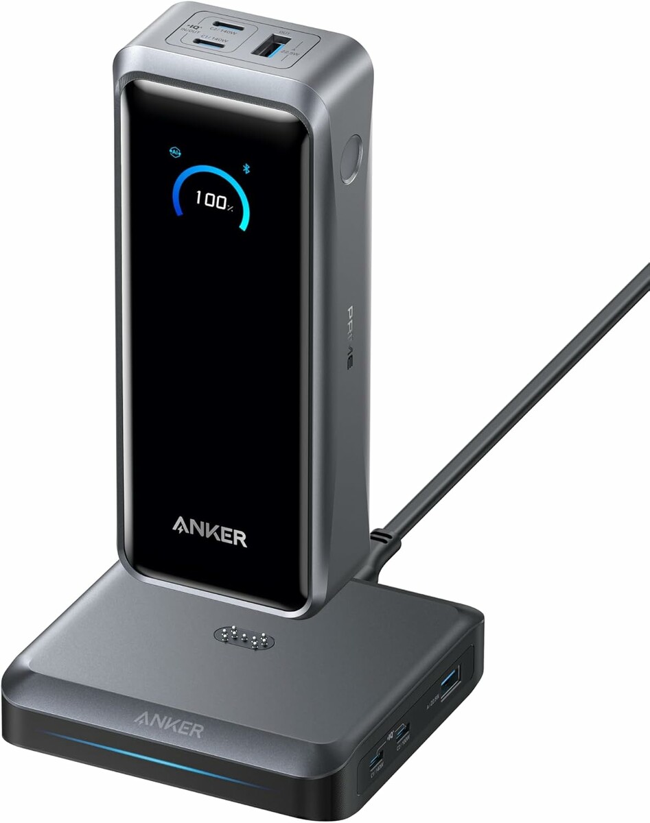 Anker Prime 26250 mAh 300 W - powerbank z bazą i wyświetlaczem