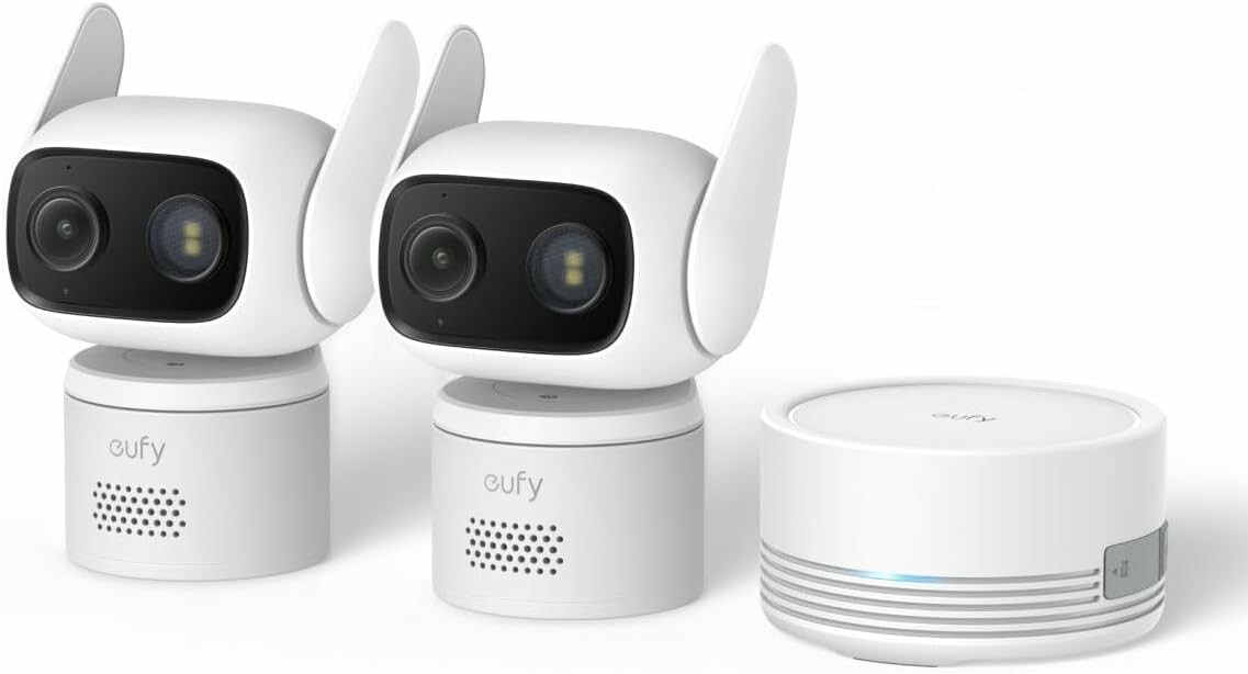 Anker eufyCam C31 zestaw 2+1 - kamery monitoringu Full HD, białe