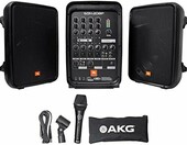 JBL EON208P - przenośny system nagłośnieniowy 300 W z mikserem i mikrofonem – zdjęcie 1