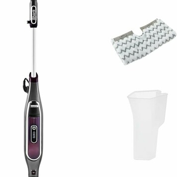 Shark Klik n' Flip S6003EU – mop parowy do twardych podłóg, szaro-bordowy