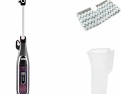 Shark Klik n' Flip S6003EU – mop parowy do twardych podłóg, szaro-bordowy – zdjęcie 1