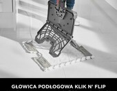 Shark Klik n' Flip S6003EU – mop parowy do twardych podłóg, szaro-bordowy – zdjęcie 3