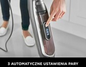 Shark Klik n' Flip S6003EU – mop parowy do twardych podłóg, szaro-bordowy – zdjęcie 4