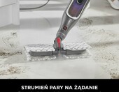Shark Klik n' Flip S6003EU – mop parowy do twardych podłóg, szaro-bordowy – zdjęcie 5