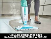 Shark Steam S1000EU – lekki mop parowy do twardych podłóg, biało-zielony – zdjęcie 4