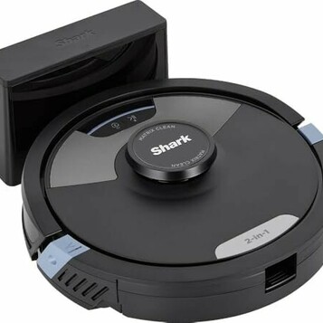 Shark Matrix Plus 2 w 1 – robot odkurzająco-mopujący z bazą samoopróżniającą, czarny