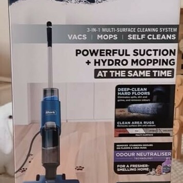 Shark HydroVac WD210EUCP – bezprzewodowy odkurzacz na mokro i sucho, szary