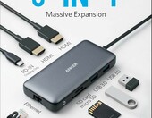 Anker PowerExpand hub USB-C 8 w 1, podwójny HDMI 4K, Ethernet – zdjęcie 2