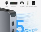 Anker hub USB-C 6w1 do Steam Deck/ROG Ally – HDMI 4K, Ethernet, PD 100 W – zdjęcie 5