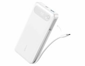 Anker powerbank 20000 mAh 87 W z wbudowanym kablem USB-C, biały – zdjęcie 1