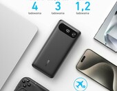 Anker powerbank 20000 mAh 87 W z wbudowanym kablem USB-C, czarny – zdjęcie 4