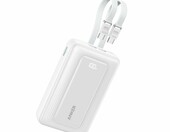 Anker Zolo Powerbank 20000 mAh 45 W – z wbudowanymi kablami, biały – zdjęcie 1