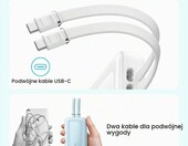 Anker Zolo Powerbank 20000 mAh 45 W – z wbudowanymi kablami, biały – zdjęcie 2