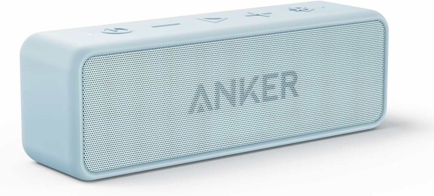 Anker Soundcore 2 – głośnik Bluetooth IPX7, 20h, niebiesko-biały