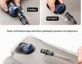 Unigear Bukłak do picia 2 l – worek na wodę z wężem do biegania – zdjęcie 4