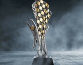 GOODS+GADGETS Trofeum Gokartowe 26 cm – puchar wyścigowy Motorsport – zdjęcie 2
