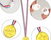 FEPITO Złote Medale Zwycięzcy 36 szt. – nagrody sportowe na wstążce – zdjęcie 3
