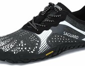 SAGUARO Buty do biegania boso – minimalistyczne obuwie naturalne, białe – zdjęcie 1