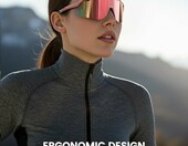 Lamicall Okulary sportowe do biegania – polaryzacyjne, UV400, różowe – zdjęcie 5