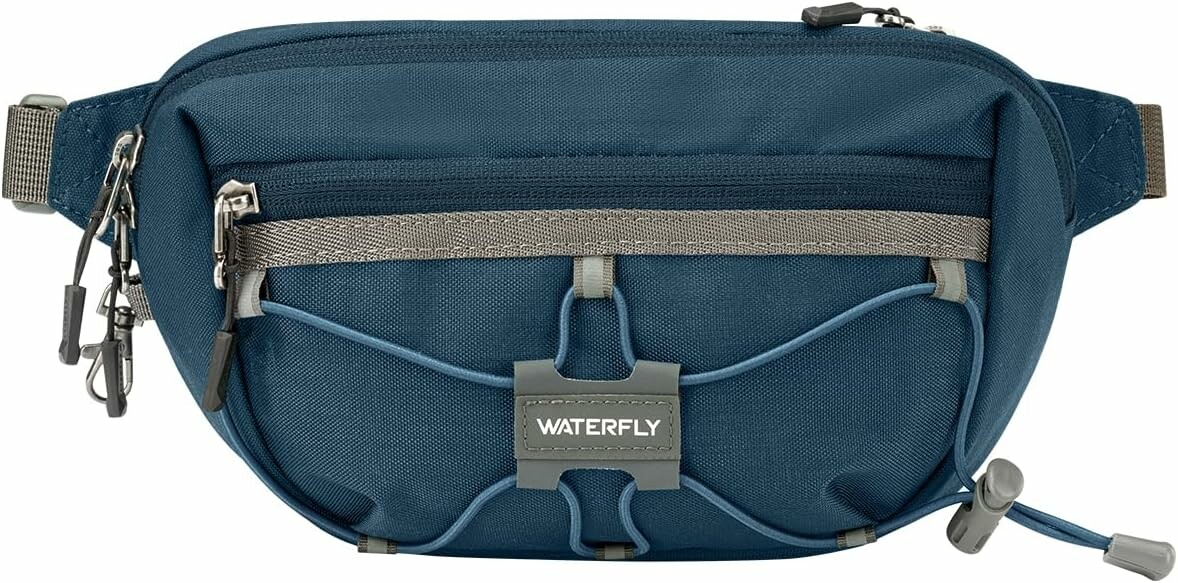 WATERFLY Saszetka Nerka Biodrowa z RFID – torba do biegania, granatowa
