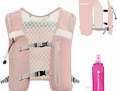 flintronic Plecak nawadniający 500 ml – kamizelka do biegania, różowy – zdjęcie 1