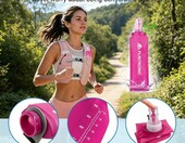 flintronic Plecak nawadniający 500 ml – kamizelka do biegania, różowy – zdjęcie 5