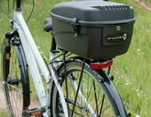 M-Wave Amsterdam Box - kufer rowerowy na bagażnik 17 l, czarny – zdjęcie 5