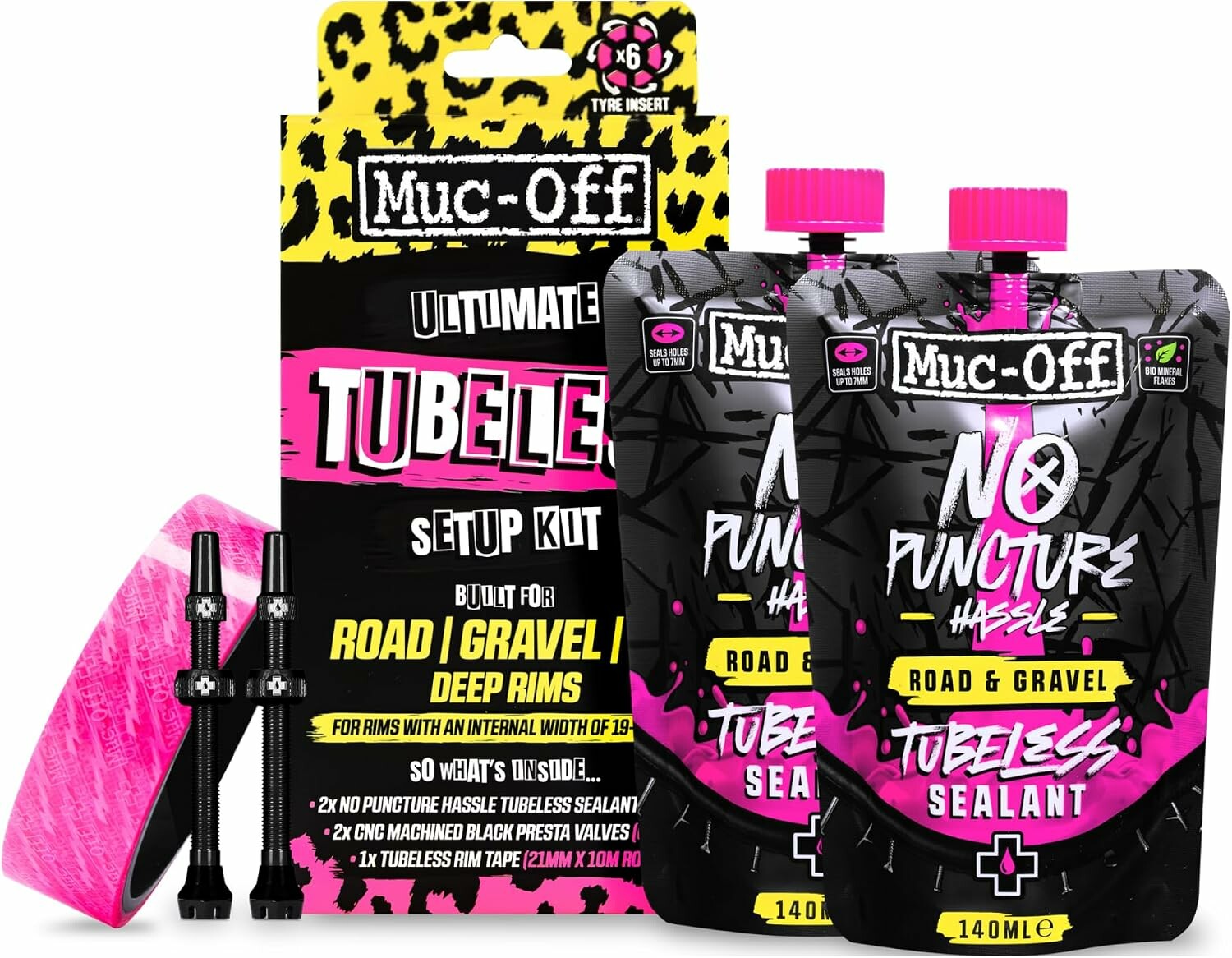 Muc-Off Ultimate Tubeless Setup Kit 60 mm – zestaw konwersyjny do kół bezdętkowych